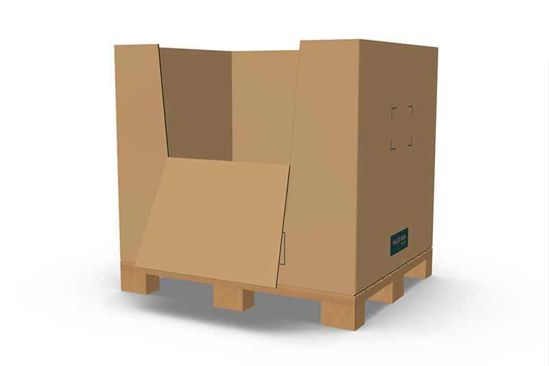 Pallet Box Half CutOut